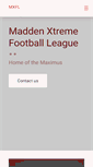 Mobile Screenshot of maddenxtremefootball.com